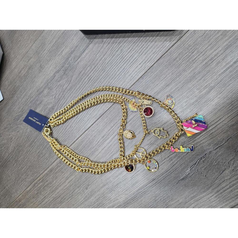 Kurt Geiger Charm Row Necklace - Picture 2 of 2